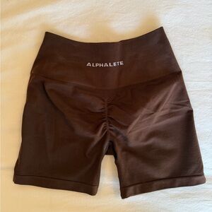Alphalete Women's Chocolate Bike Shorts